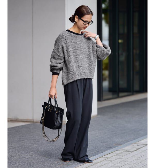 FRAMeWORK「イタリアヤーン furry ニット」|ニット・セーター|