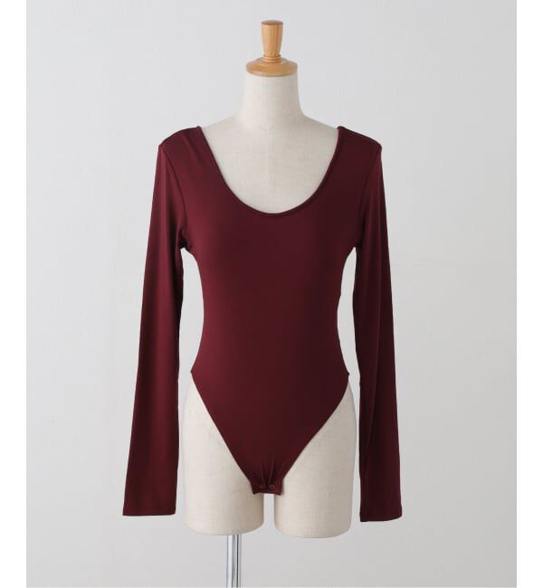 NOBLE「determ/デターム Scoop-Neck Bodysuit」|インナー|