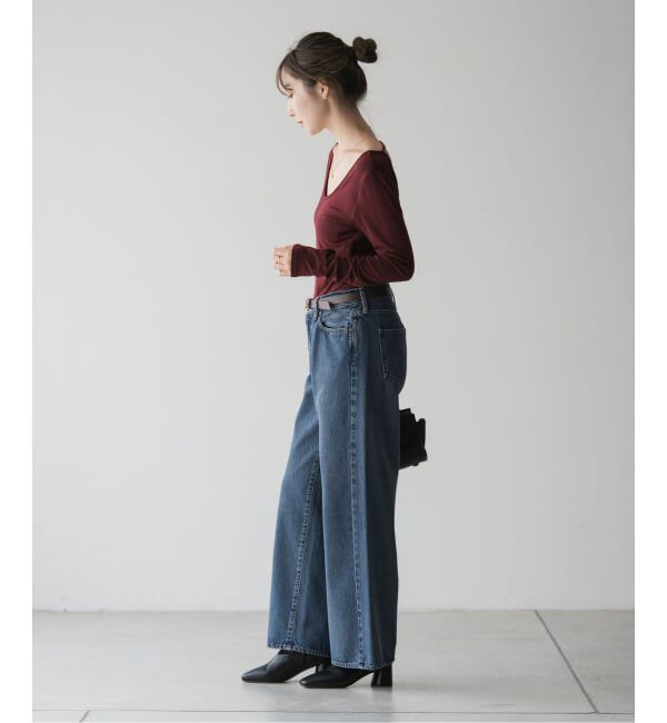 NOBLE「determ/デターム Scoop-Neck Bodysuit」|インナー|