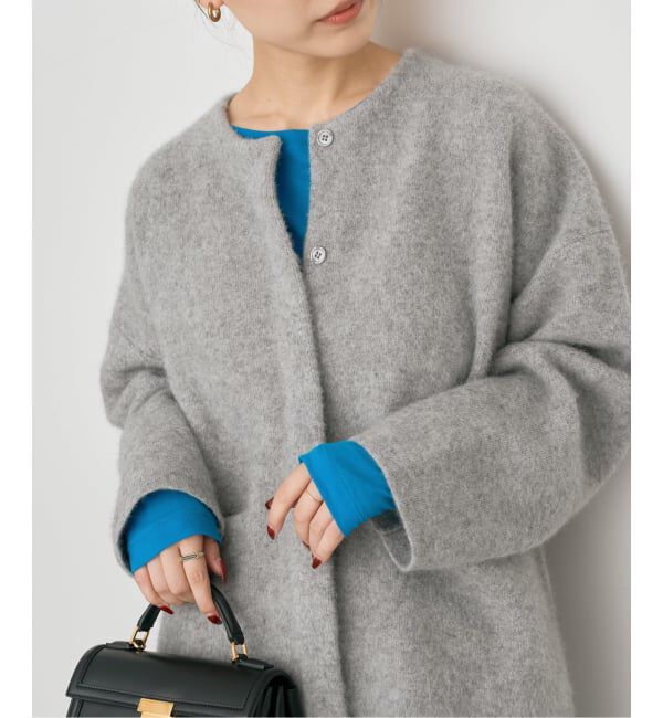 Spick and Span「《追加2》シアーボートネックプルオーバー」|Tシャツ・カットソー|ブルー A