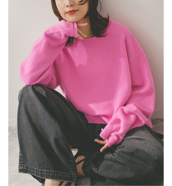 Spick and Span「Higuchi*Sアームウォーマーニット」|ニット・セーター|ピンク