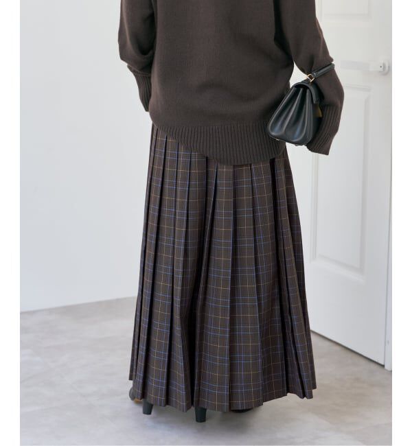 Spick and Span「ベルテッドプリーツスカート」|スカート|