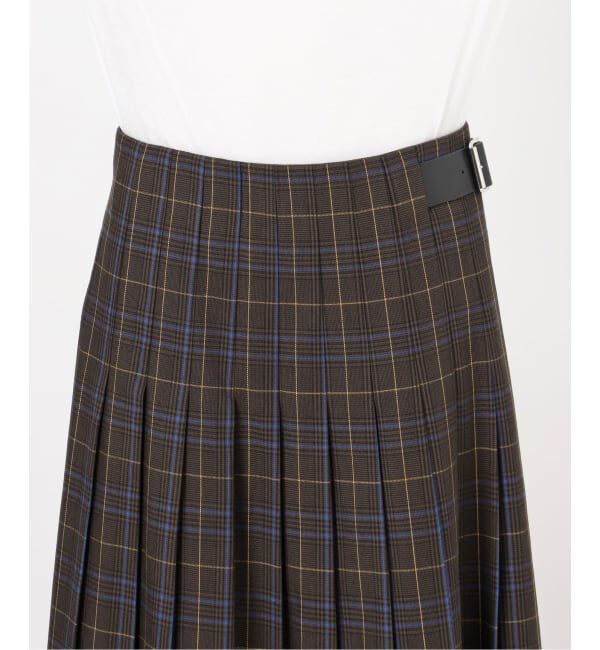 Spick and Span「ベルテッドプリーツスカート」|スカート|