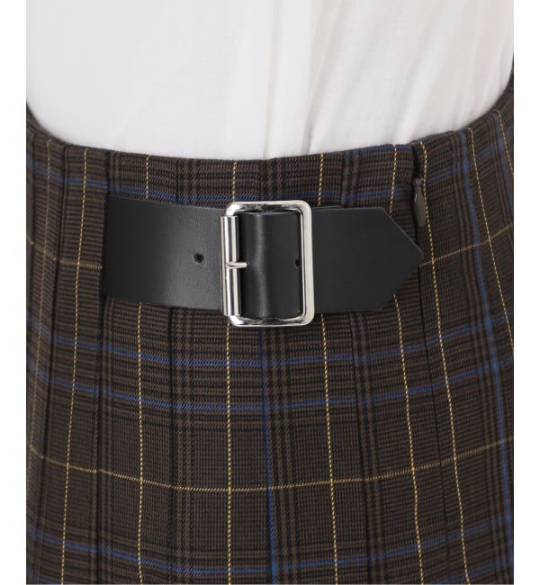 Spick and Span「ベルテッドプリーツスカート」|スカート|