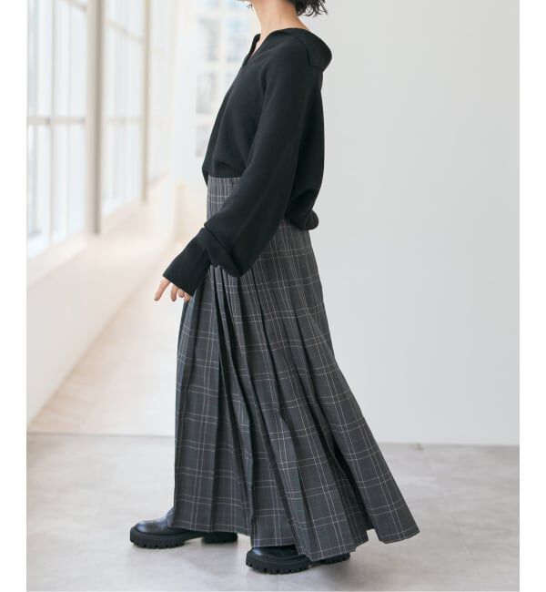 Spick and Span「ベルテッドプリーツスカート」|スカート|