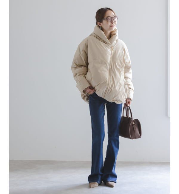 NOBLE ショートダウンジャケット ベージュ ノーブル NOBLE ショートダウンジャケット （ベージュ