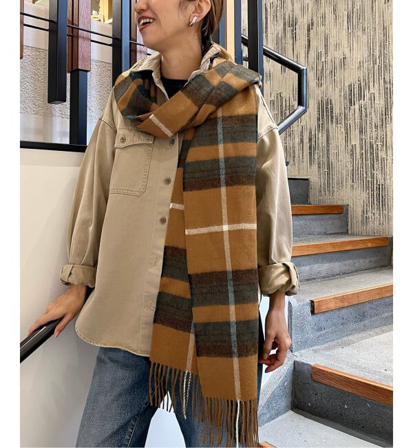 FRAMeWORK「MAGNIBERG Queen Scarf」|マフラー|キャメル
