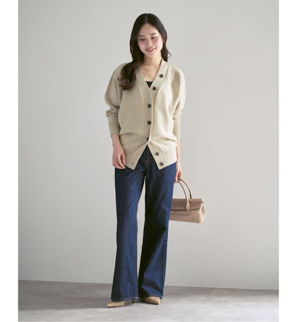 NOBLE「《追加》Vネックドルマンカーディガン」|カーディガン|