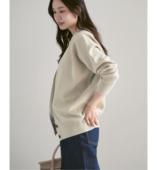 NOBLE「《追加》Vネックドルマンカーディガン」|カーディガン|