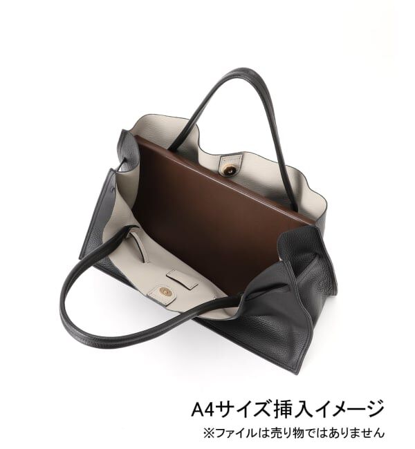 Spick and Span「《追加予約》VIOLAd&rsquo;ORO / ヴィオラドーロ イタリアンWフェイスレザートートバッグ L」|トートバッグ|