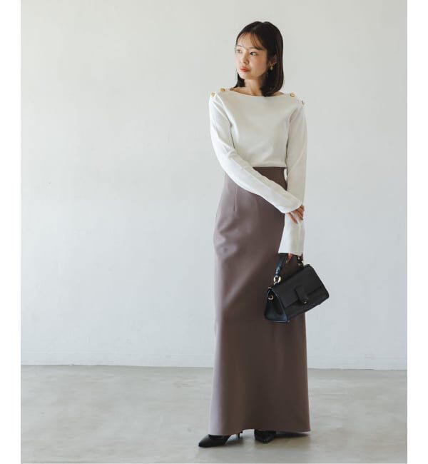 NOBLE「ショルダーボタンニットプルオーバー」|ニット・セーター|