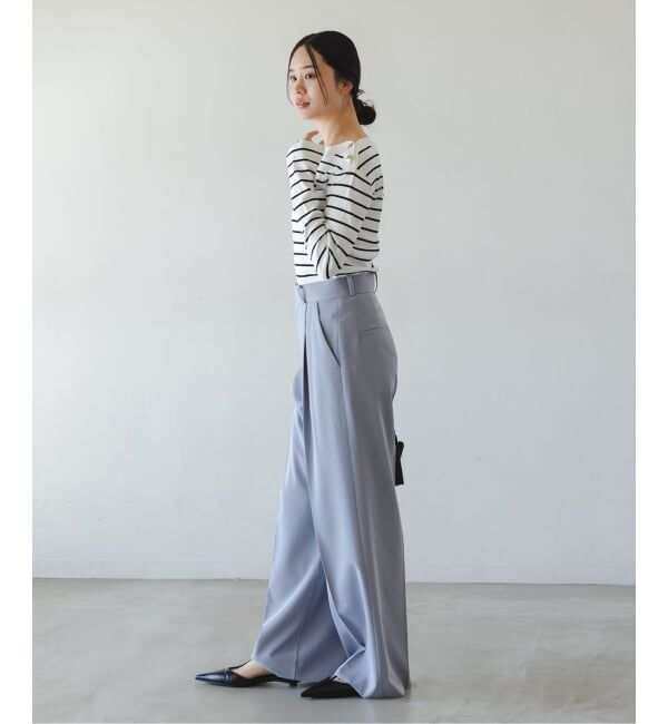 NOBLE「ショルダーボタンニットプルオーバー」|ニット・セーター|