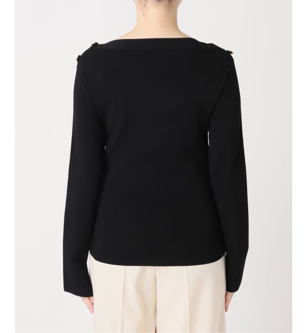 NOBLE「ショルダーボタンニットプルオーバー」|ニット・セーター|