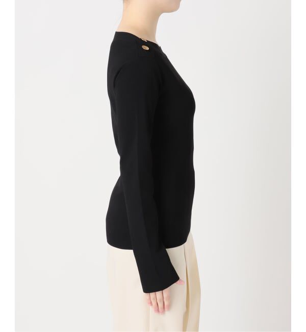 NOBLE「ショルダーボタンニットプルオーバー」|ニット・セーター|