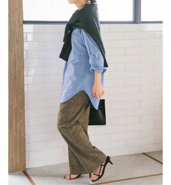 Spick and Span「《追加》50コットンオーバーシャツ」|シャツ・ブラウス|