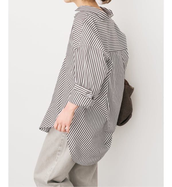 Spick and Span「《追加》50コットンオーバーシャツ」|シャツ・ブラウス|