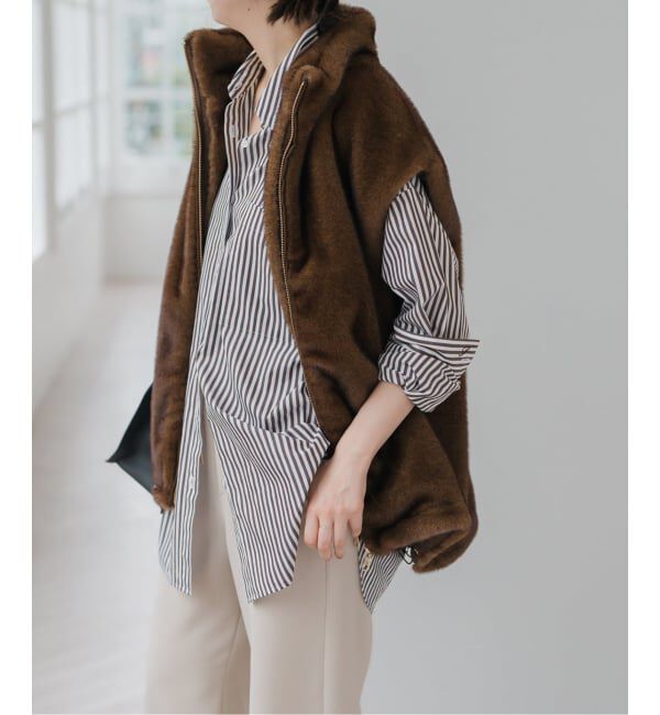 Spick and Span「《追加》50コットンオーバーシャツ」|シャツ・ブラウス|