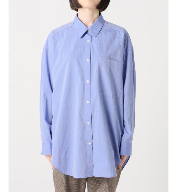 Spick and Span「《追加》50コットンオーバーシャツ」|シャツ・ブラウス|