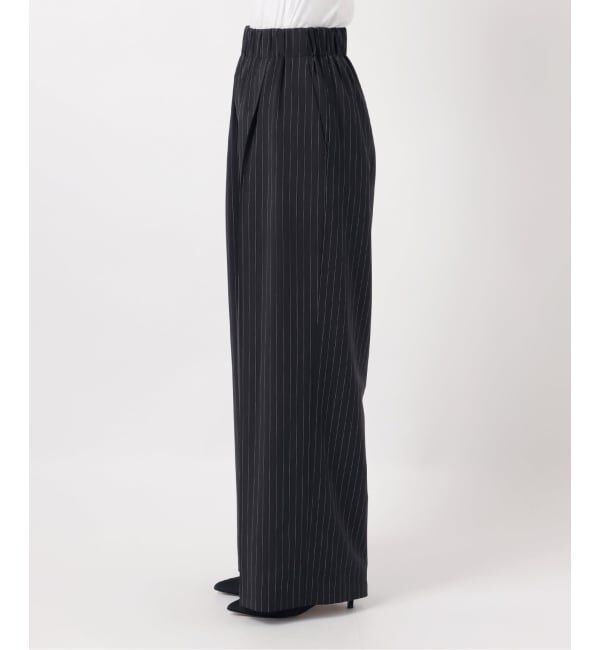 Spick and Span「TWストライプイージーパンツ」|スラックス|