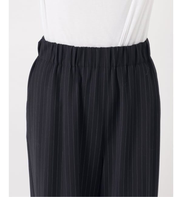 Spick and Span「TWストライプイージーパンツ」|スラックス|