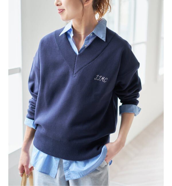 Spick and Span「J.J.Mercer / ジェイジェイマーサー 別注Vネックプルオーバー」|ニット・セーター|