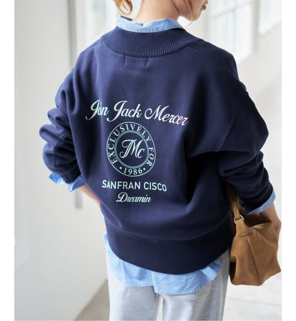Spick and Span「J.J.Mercer / ジェイジェイマーサー 別注Vネックプルオーバー」|ニット・セーター|ネイビー