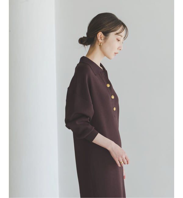 NOBLE「《追加》ポロシャツニットワンピース 2」|ワンピース|