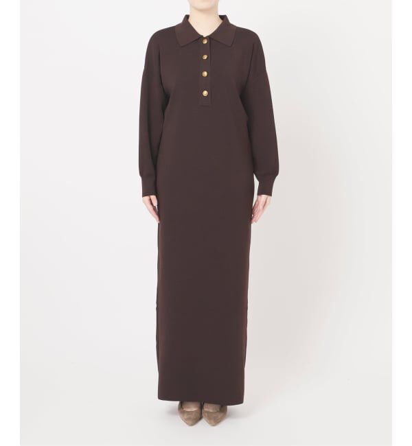 NOBLE「《追加》ポロシャツニットワンピース 2」|ワンピース|