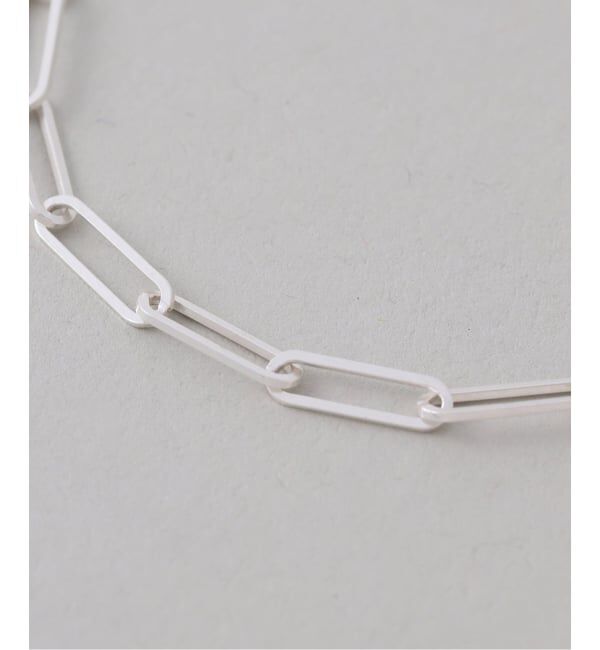 Spick and Span「【SAMH by LILAS】パールTバークリップチェーンブレスレット SV」|ブレスレット・バングル|