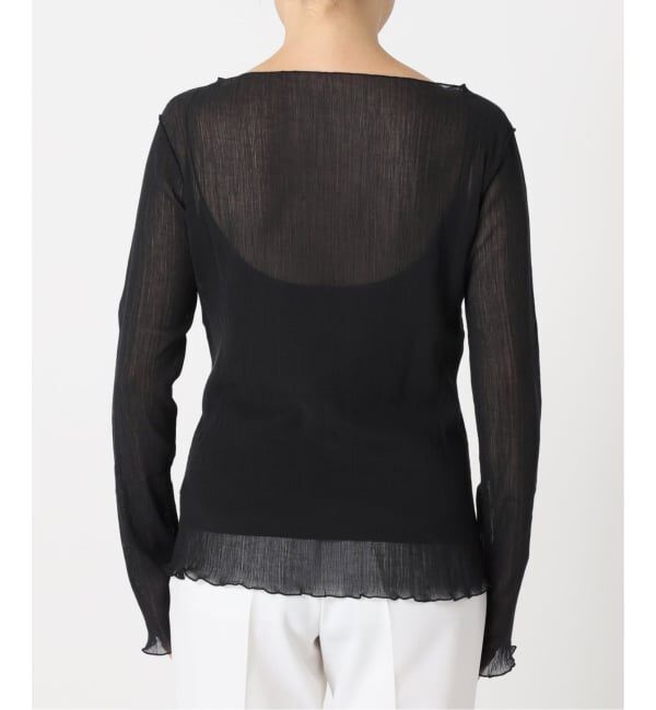 NOBLE「《追加予約》シアークレープジャージロングTシャツ」|Tシャツ・カットソー|