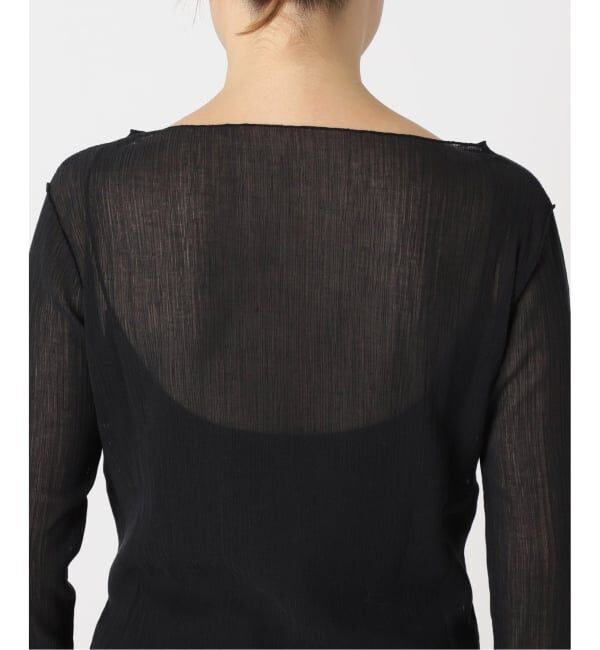 NOBLE「《追加予約》シアークレープジャージロングTシャツ」|Tシャツ・カットソー|