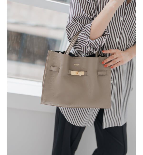 Spick and Span「《追加2予約》VIOLAd&rsquo;ORO / ヴィオラドーロ イタリアンWフェイスレザートートバッグM」|トートバッグ|