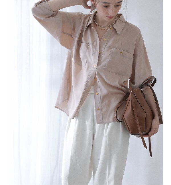  「【洗える】ツイードワイドパンツ」|スラックス|