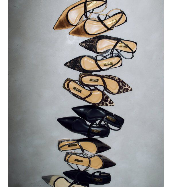 GRISE「《追加》GRISEポインテッドストラップスリングバック」|その他|