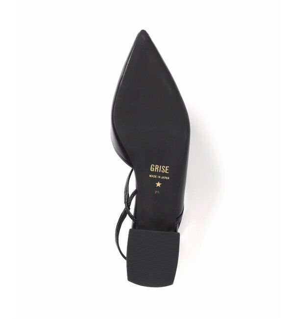 GRISE「《追加》GRISEポインテッドストラップスリングバック」|その他|
