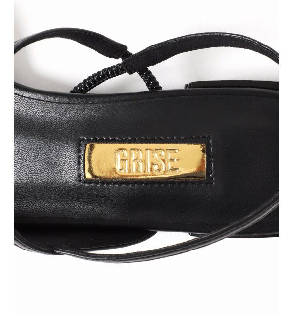 GRISE「《追加》GRISEポインテッドストラップスリングバック」|その他|
