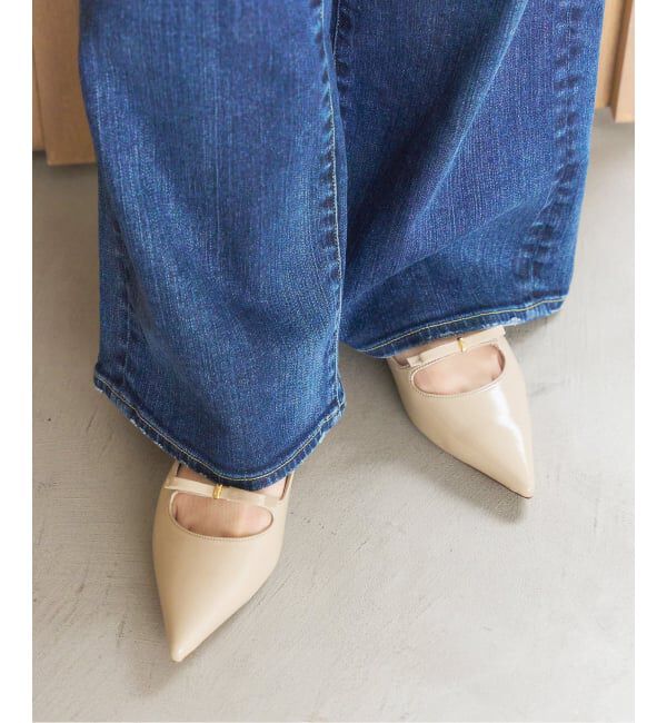  「ポインテッドストラップリボンフラット」|その他|