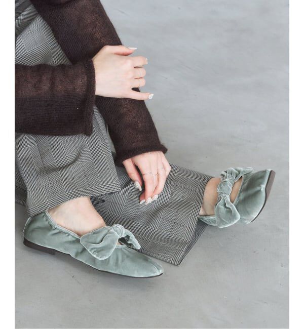  「《追加3》スクエアベルベットリボンフラット」|その他|