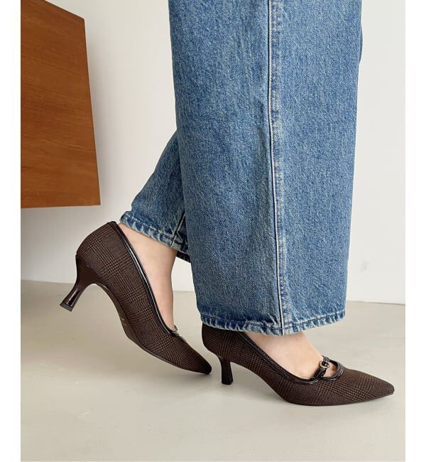  「6.5cmポインテッドフロントベルトパンプス」|パンプス|