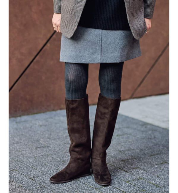  「《追加5》2cmワイドシャフトロングブーツ」|ロングブーツ|