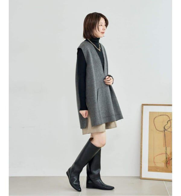  「《追加5》2cmワイドシャフトロングブーツ」|ロングブーツ|