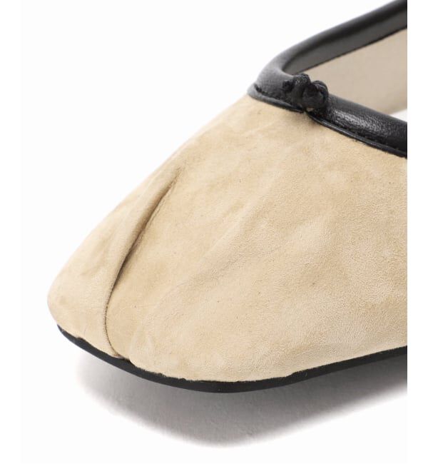 GRISE「《追加》GRISEレザースクエアプリーツフラット」|その他|