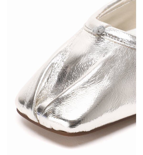 GRISE「《追加》GRISEレザースクエアプリーツフラット」|その他|