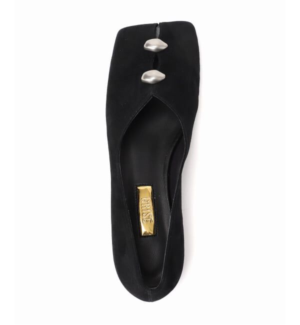 GRISE「《予約》GRISEレザーワイドスクエアスリットフラット」|その他|