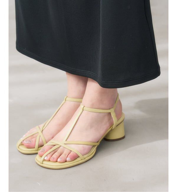  「《予約》5cmオブリークナローストラップサンダル」|サンダル|