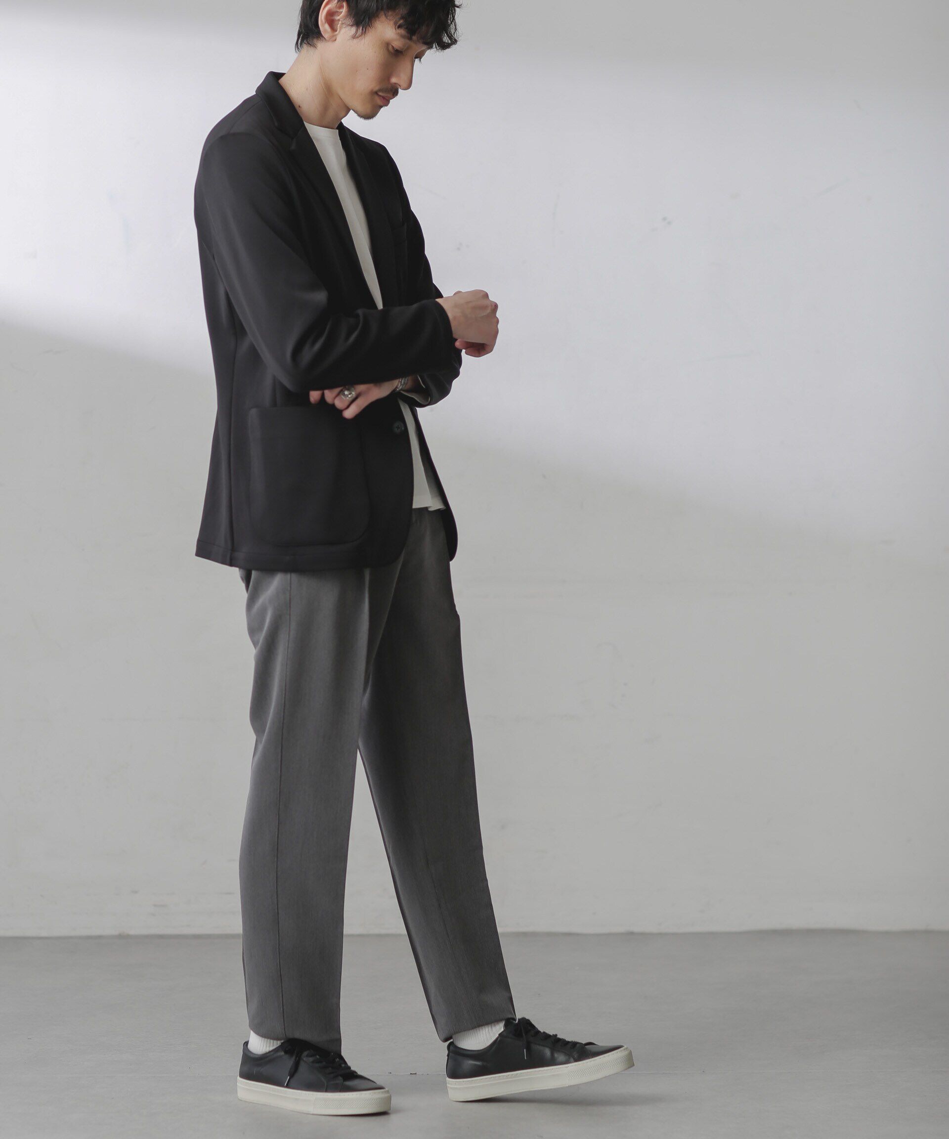 nano･universe「ALWAYS EASY ワンタックスラックス」|スラックス|