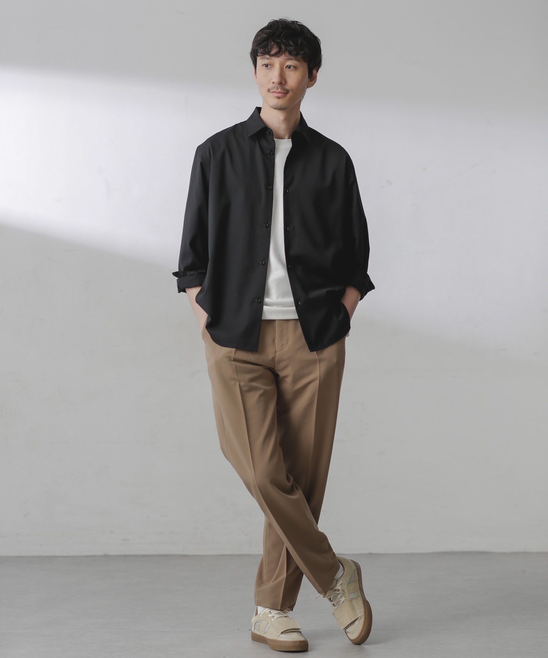 nano･universe「ALWAYS EASY ワンタックスラックス」|スラックス|