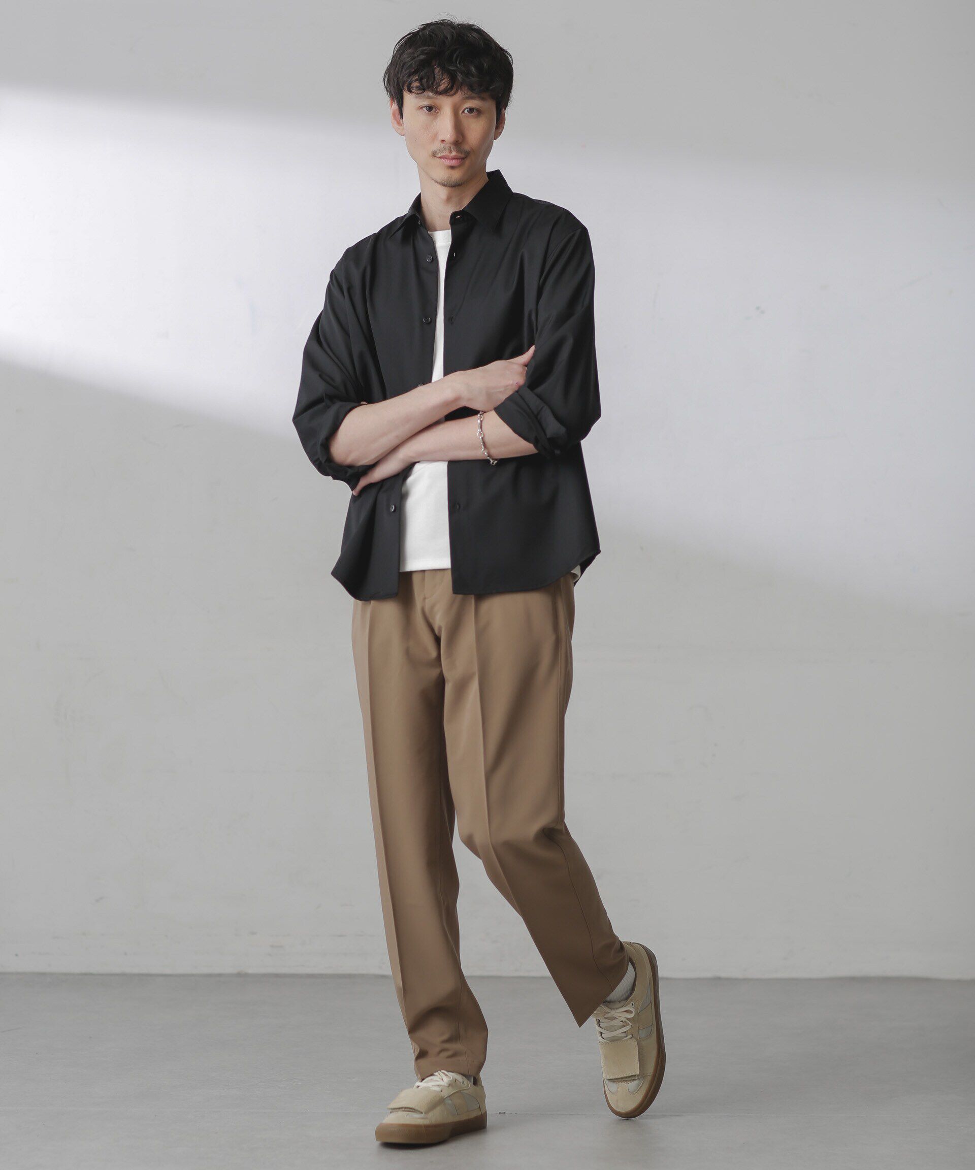 nano･universe「ALWAYS EASY ワンタックスラックス」|スラックス|