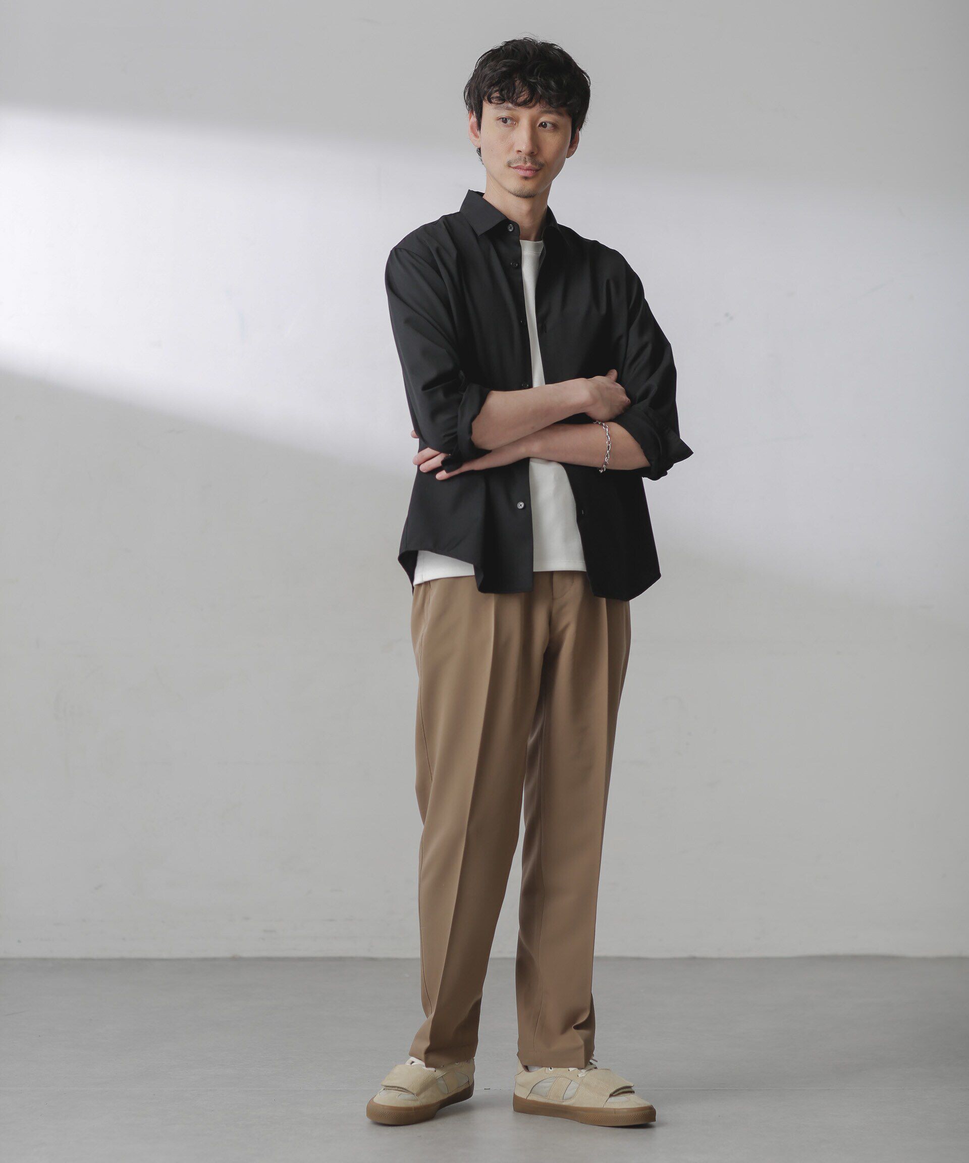 nano･universe「ALWAYS EASY ワンタックスラックス」|スラックス|