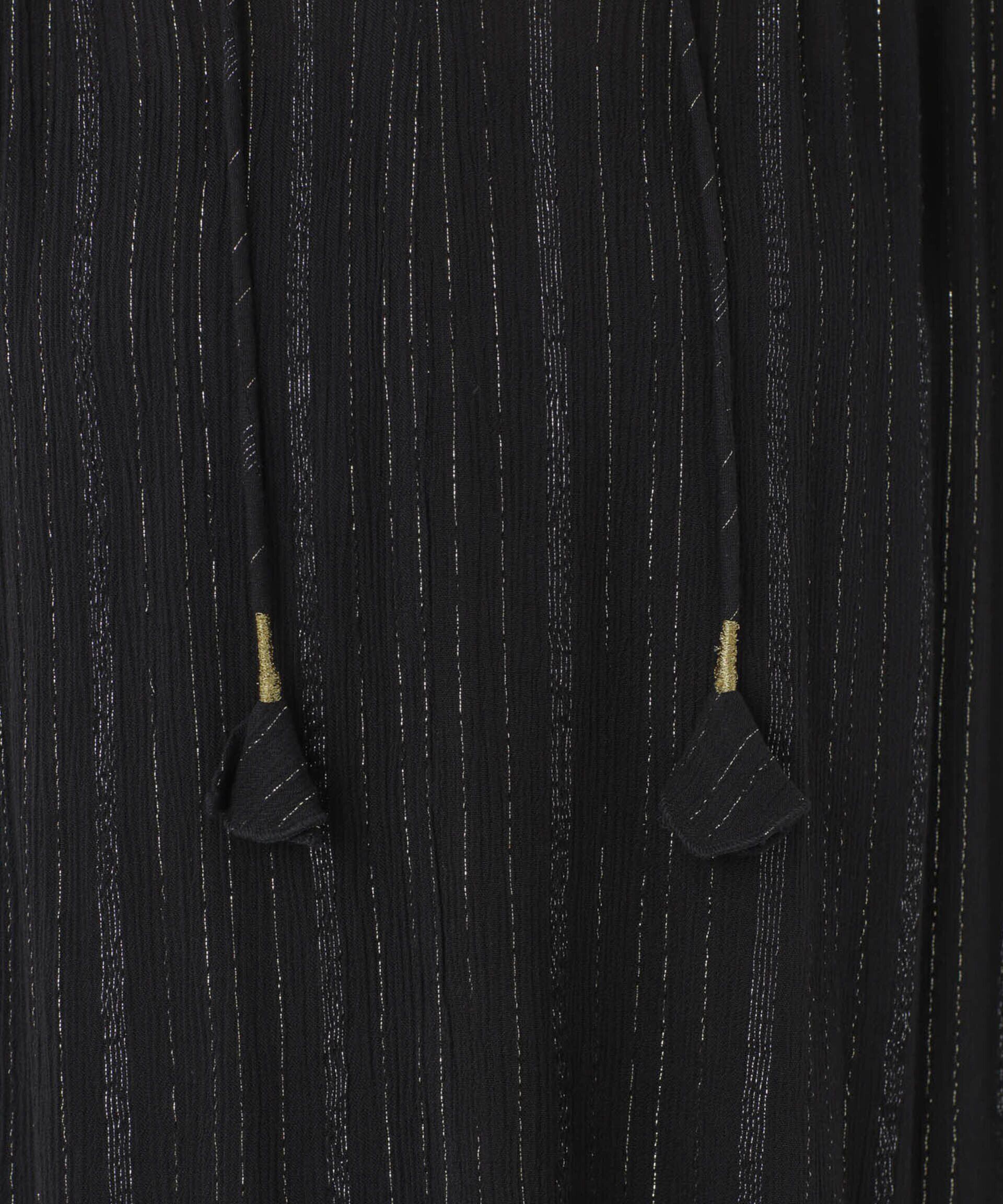 nano･universe「インドラメストライプフレアブラウス」|シャツ・ブラウス|